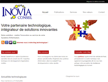 Tablet Screenshot of inovia-conseil.fr